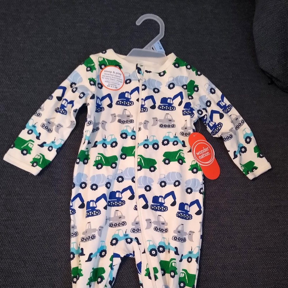 Wonder Nation Sleeper 3-6 Months New w/Tags